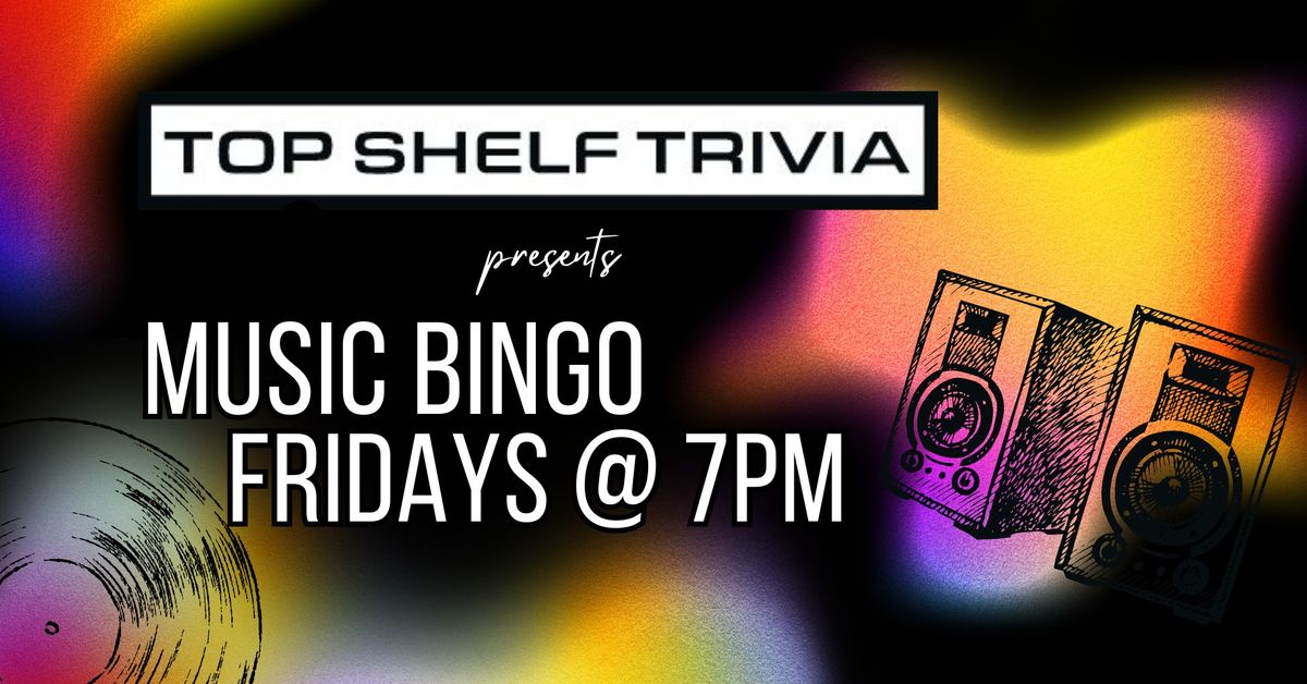 It's Music Bingo Night at Rudino's Sports Corner (in Raleigh, NC)!