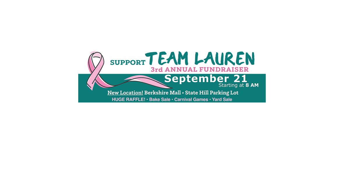 THIRD annual Team Lauren Fundraiser