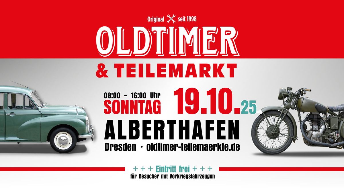 18. Dresdener Oldtimer- & Teilemarkt mit Treffen