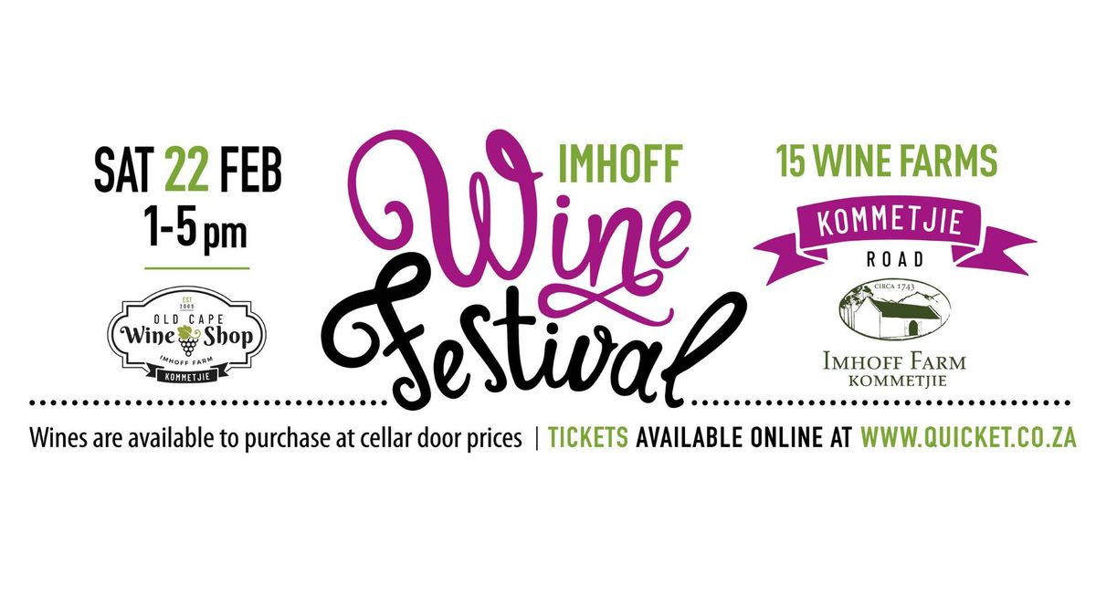 Imhoff Wine Festival