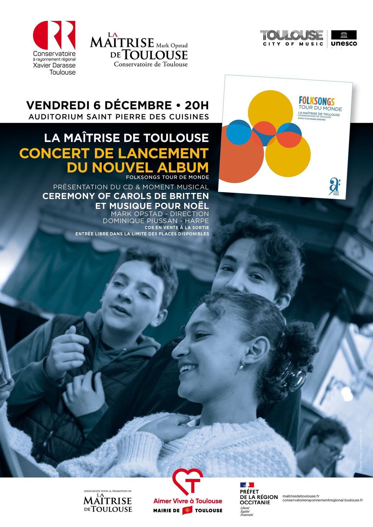 Concert de lancement de l'album "Folksongs : Tour du Monde"