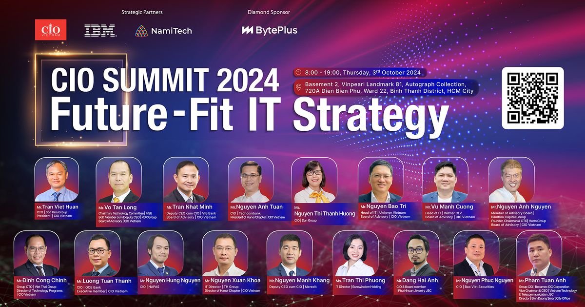 CIO SUMMIT 2024: FUTURE-FIT IT STRATEGY