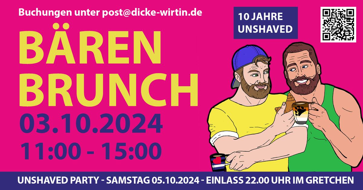 B\u00e4ren und Kerle-Brunch am 03. Oktober - BEAReunion Special