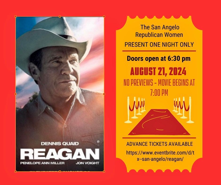 REAGAN, The Movie SPECIAL SCREENING