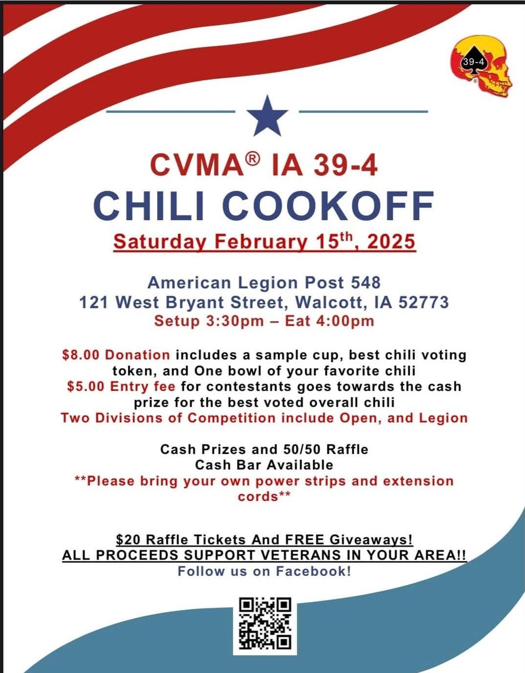 Combat Vets & Walcott Legion - Chili Cookoff