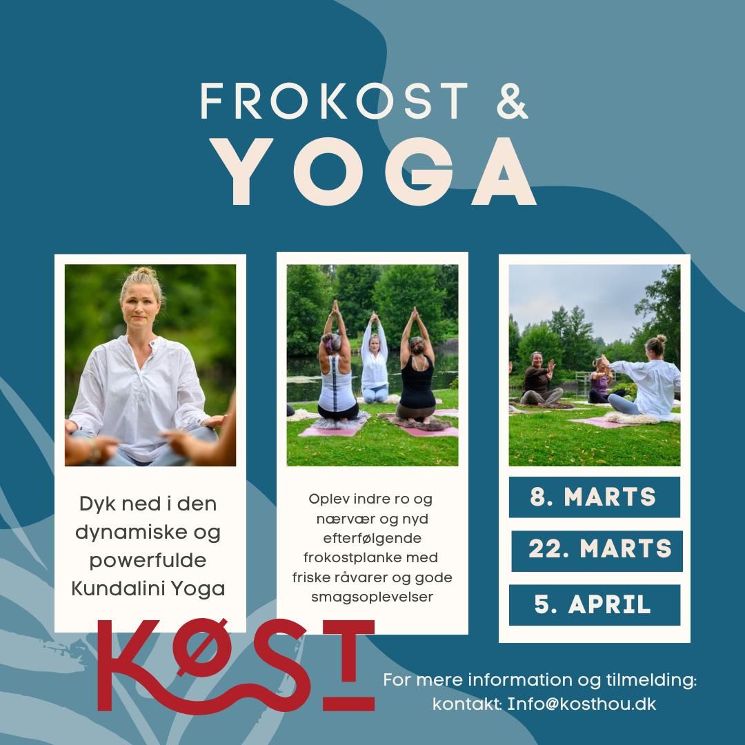 Yoga og Frokost ved vandet