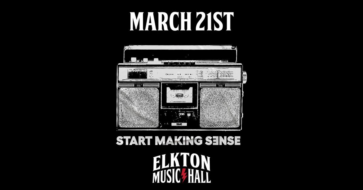 Start Making Sense: Talking Heads Tribute March 21st