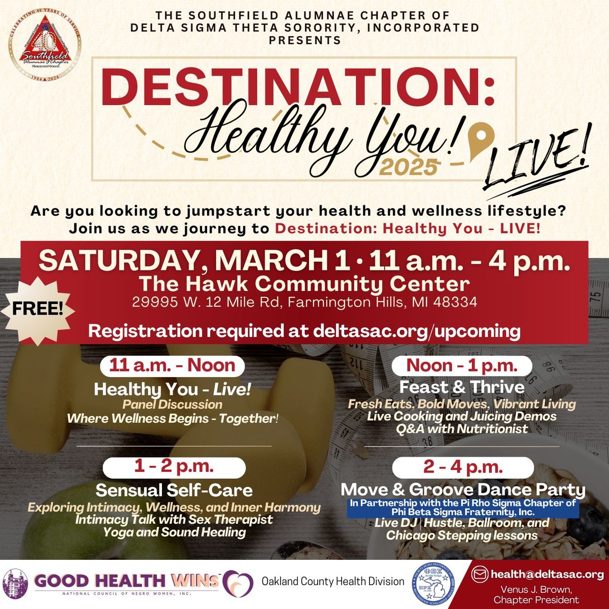 Destination Healthy You - Live