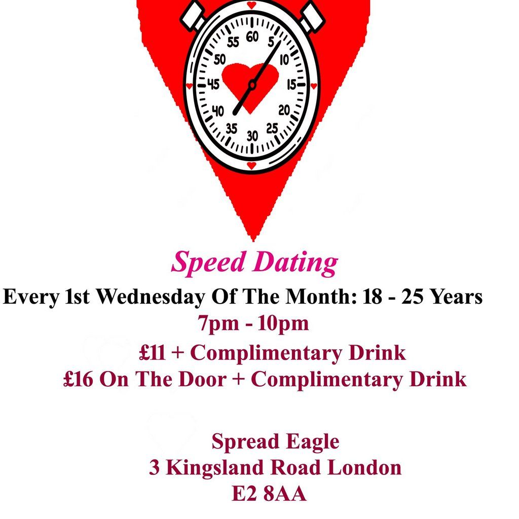 Speed Dating. 18 -  25 years. Wednesdays