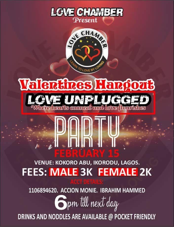 VALENTINES HANGOUT PARTY 