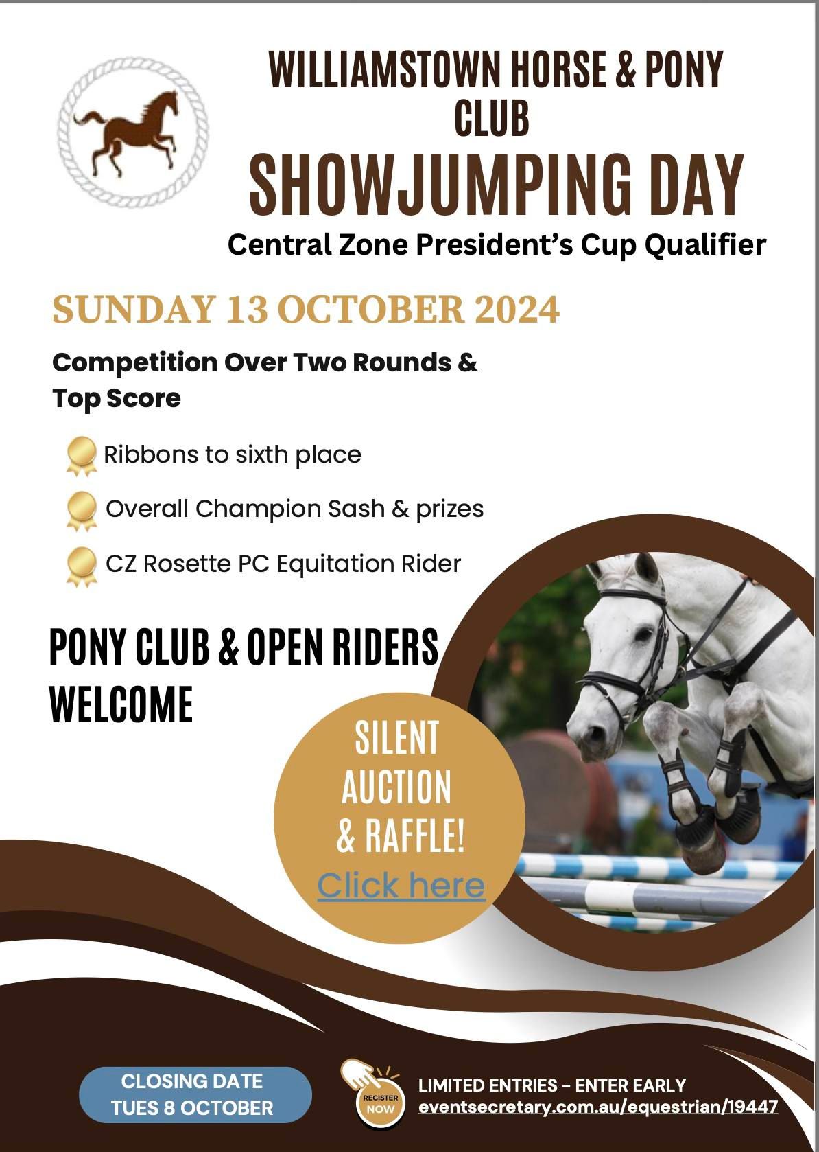 Williamstown Horse and Pony Club Show-Jumping Day