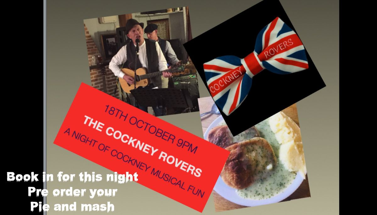 Cockney Rovers pie and mash night 