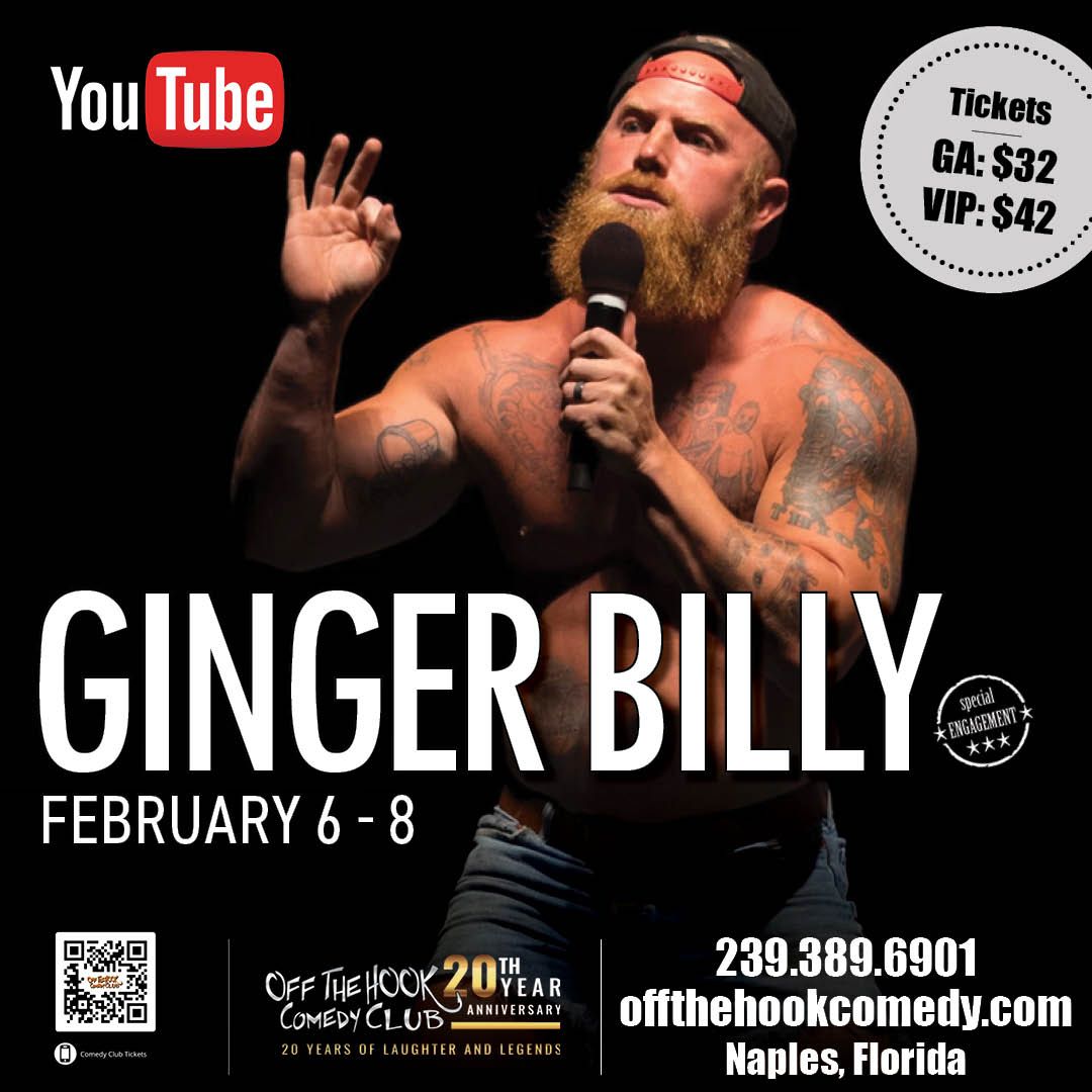 Ginger Billy at Off the Hook Comedy Club