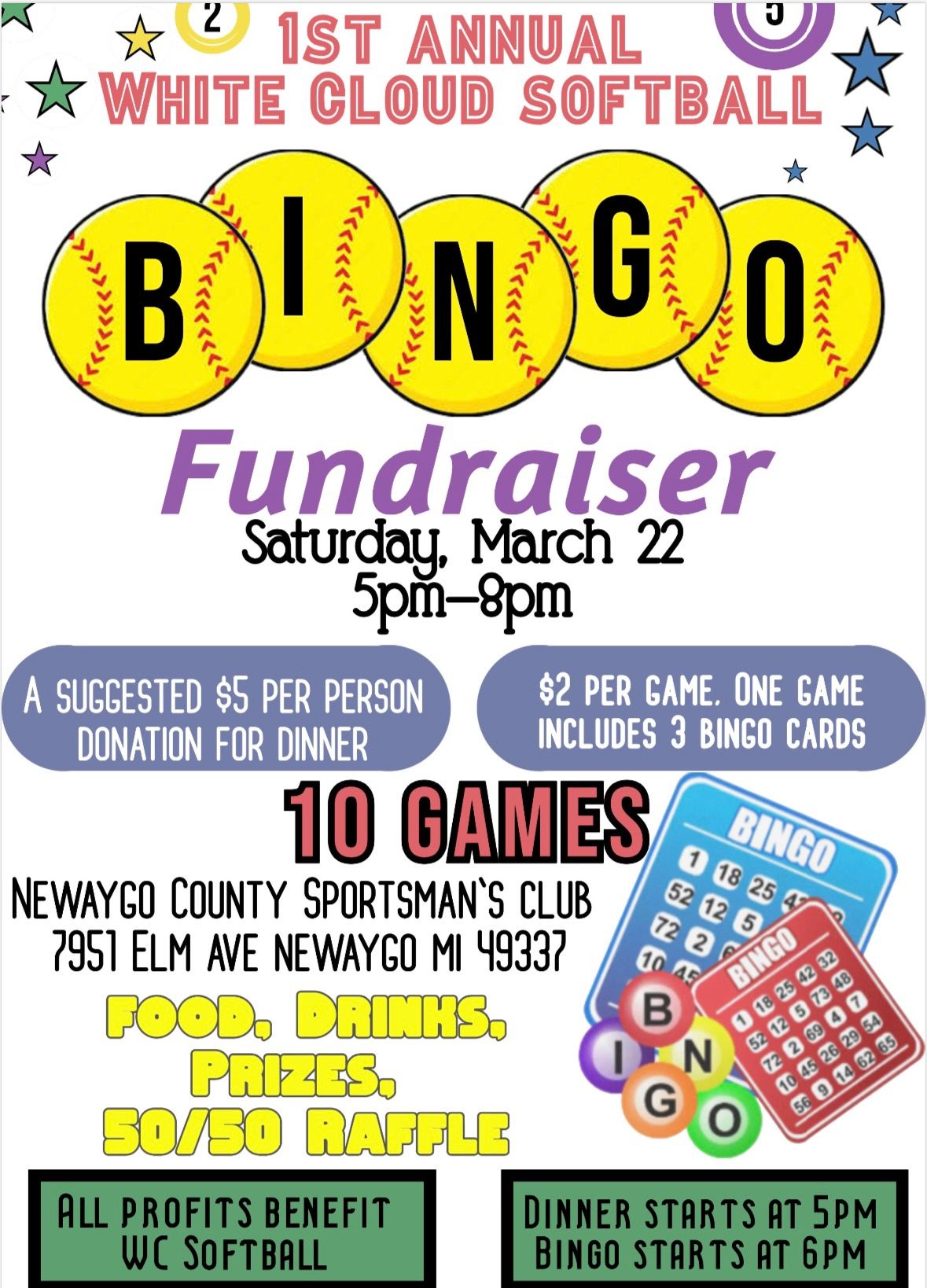 Bingo Fundraiser!