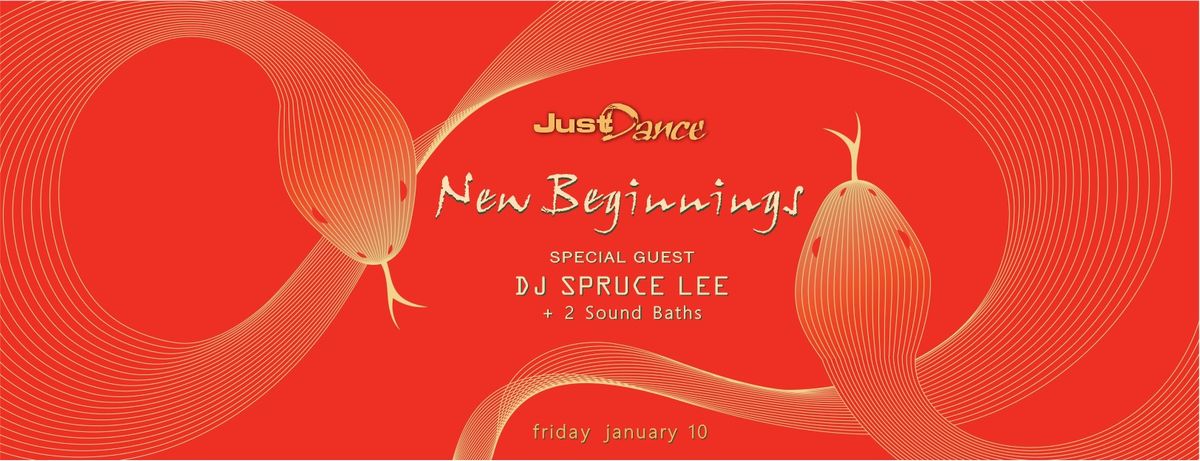 New Beginnings with DJs Spruce Lee & Abheeru + VJ kashub and 2 Sound Baths with Navin Sahjpaul 