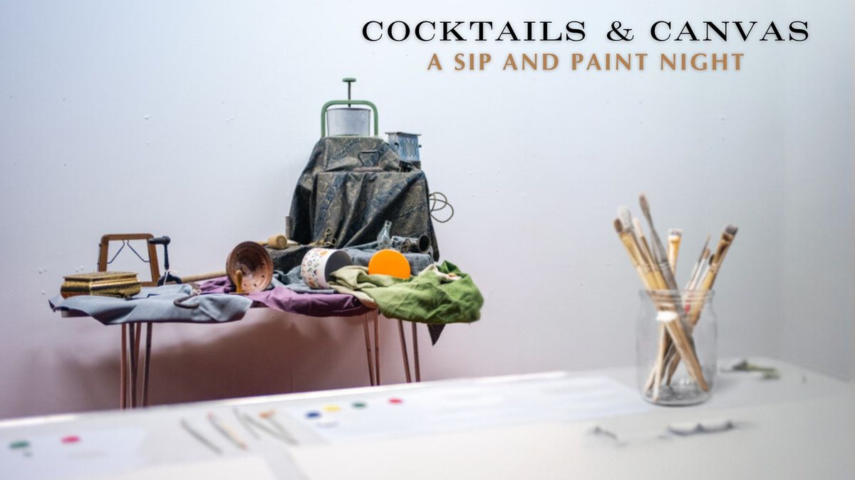 "Cocktails & Canvas" at Mansfield Museum!