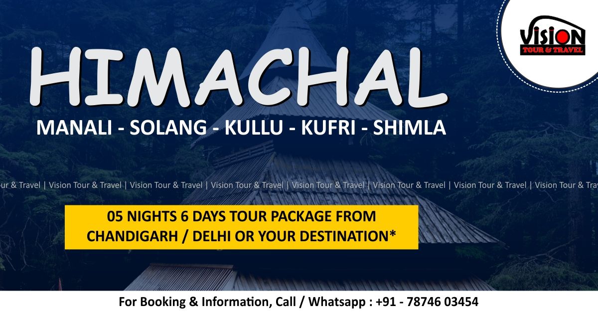 6 DAYS HIMACHAL TOUR | SHIMLA - KUFRI - KULLU - SOLANG - MANALI