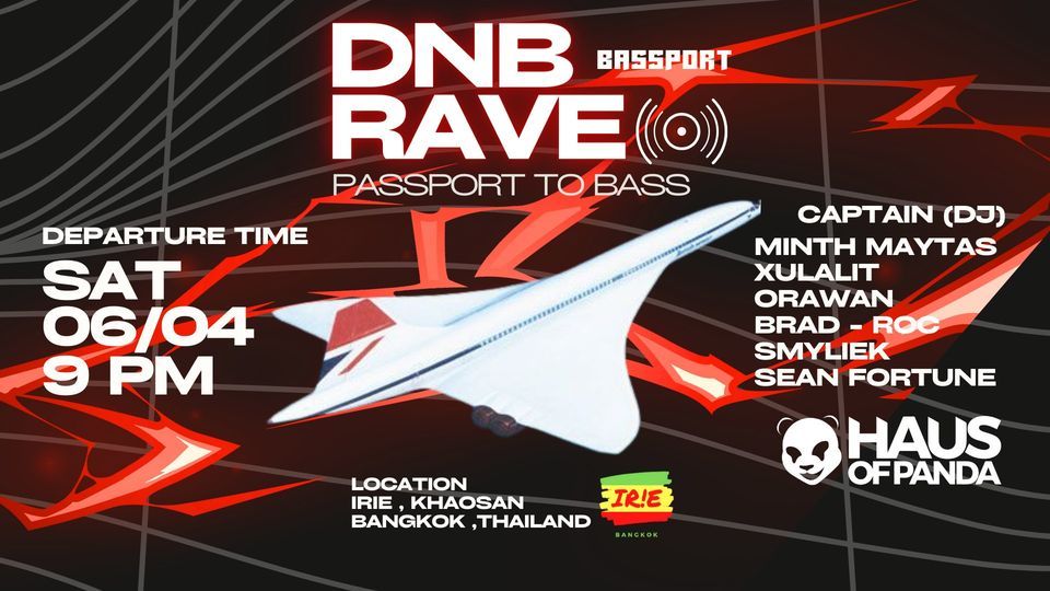 DnB Underground Rave | Sat 6 April | Bassport Event  