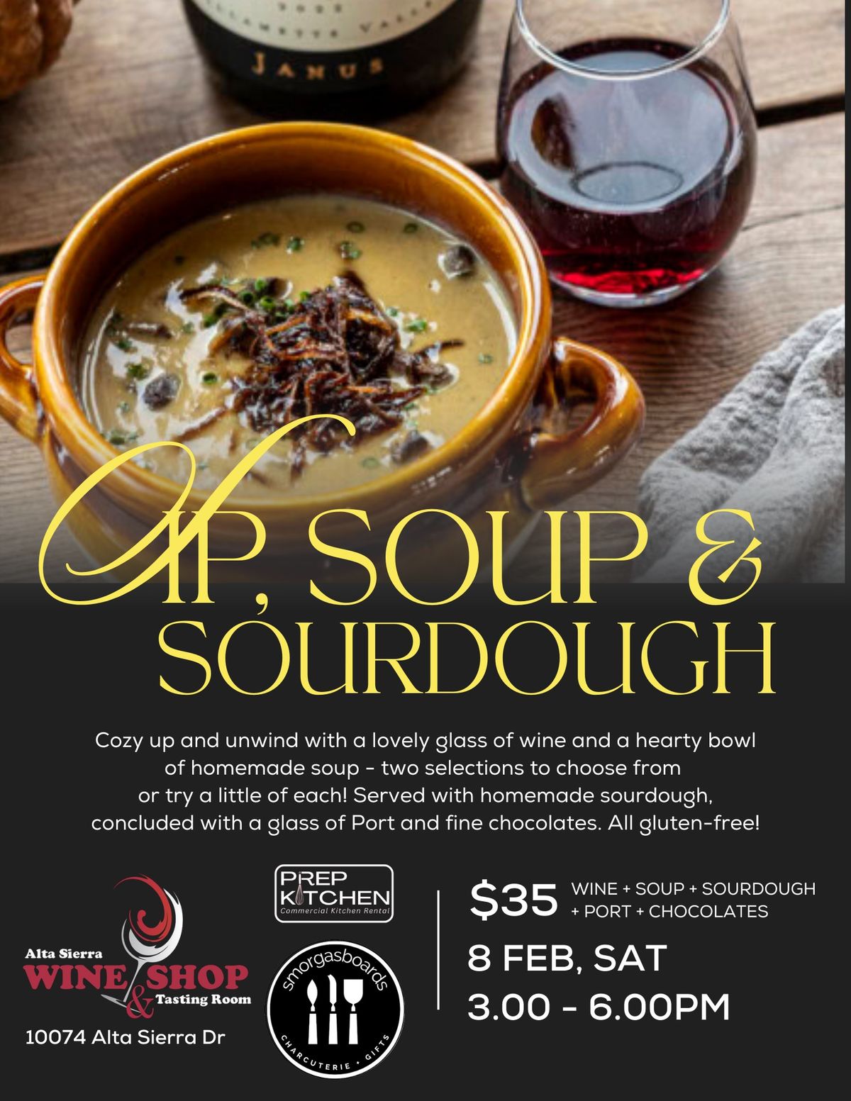 Sip, Soup, & Sourdough