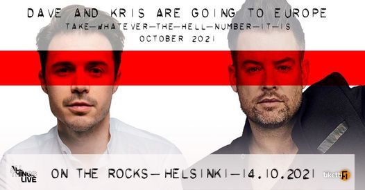 David Cook & Kris Allen - 14.10. On The Rocks, Helsinki
