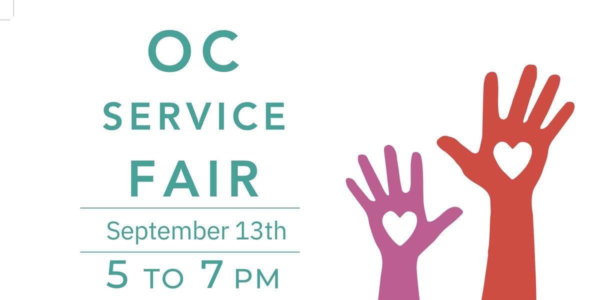OC Service Fair (Sept. 13th, 5-7PM) |Aliso Viejo