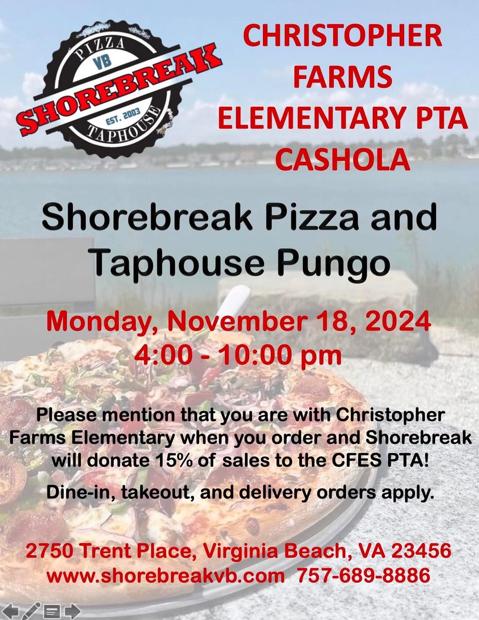 Shorebreak Pizza and Taphouse Pungo