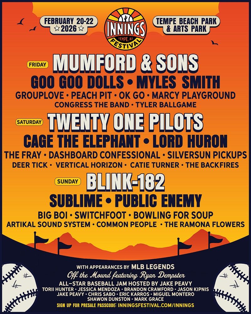 Innings Festival: Mumford and Sons  Goo Goo Dolls & Myles Smith - Friday