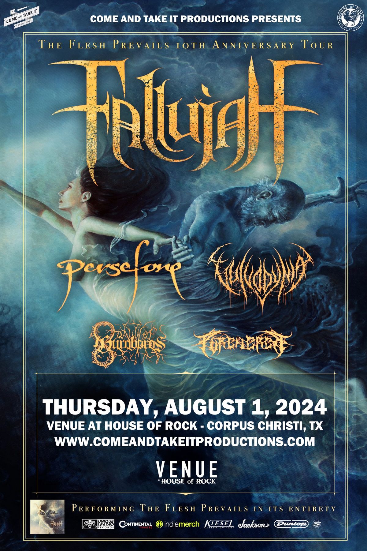 FALLUJAH: The Flesh Prevails 10th Anniversary Tour at House of Rock!