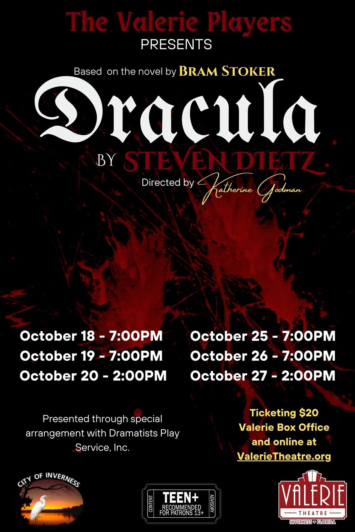 The Valerie Players Present: Dracula