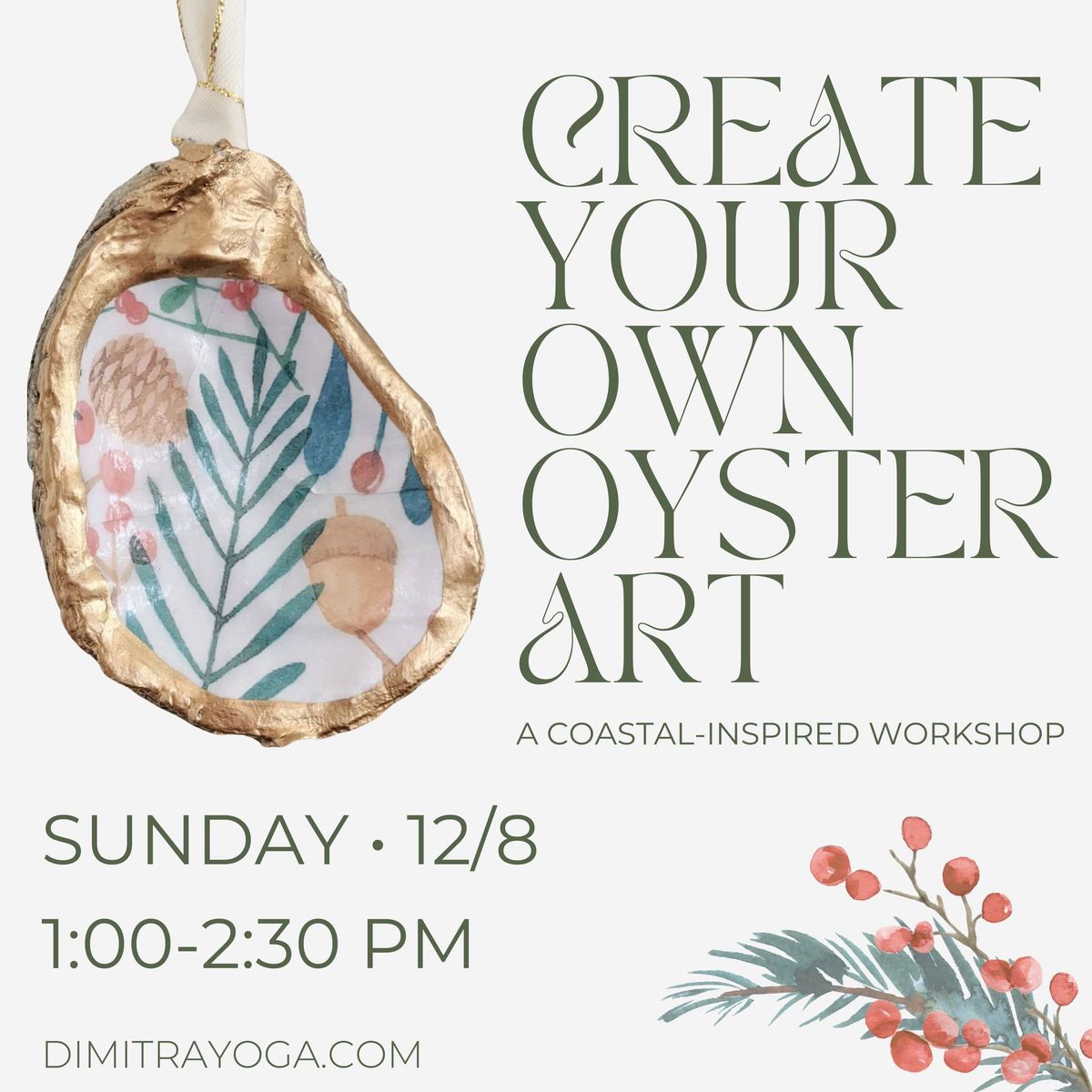 Create Your Own Oyster Art: A Coastal-Inspired Workshop