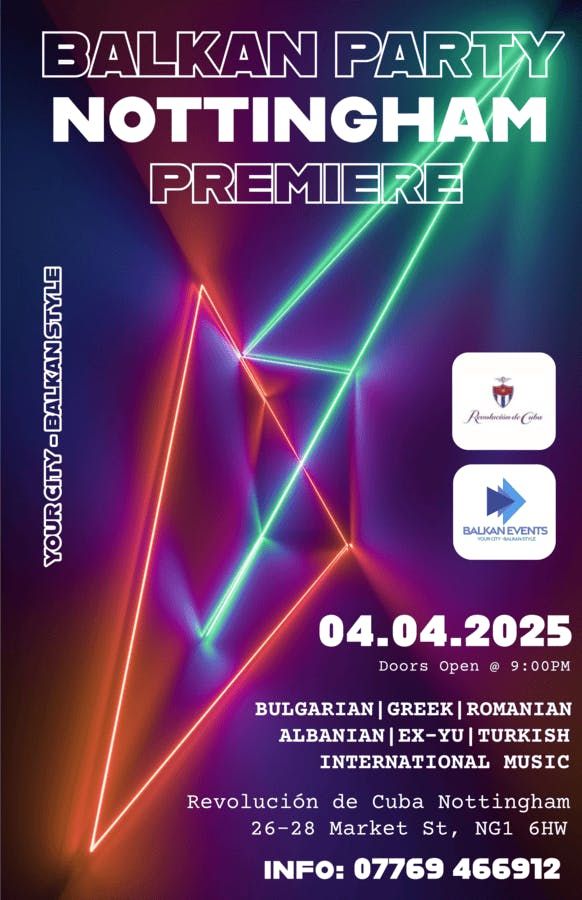 Balkan Party Nottingham Premiere