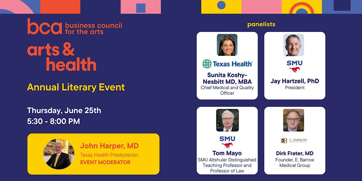 Arts & Health Annual Literary Event