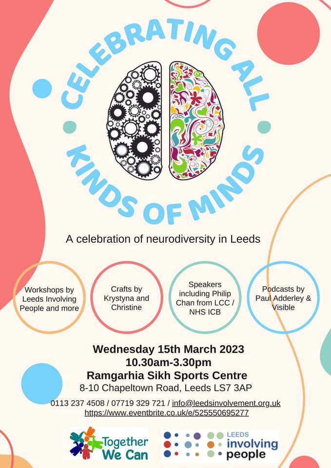 Celebrating All Kinds of Minds - A Celebration of Neurodiversity in Leeds