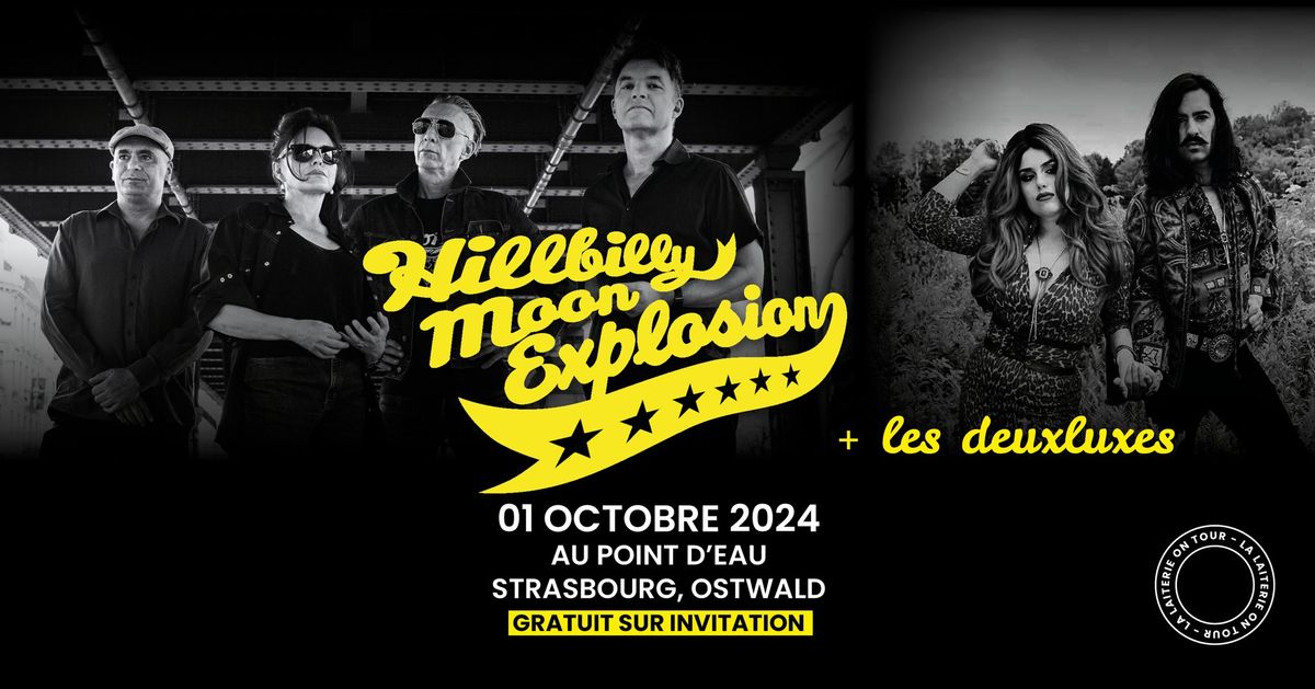 THE HILLBILLY MOON EXPLOSION + LES DEUXLUXES\/\/ GRATUIT  - Le Point d'Eau - Strasbourg Ostwald 