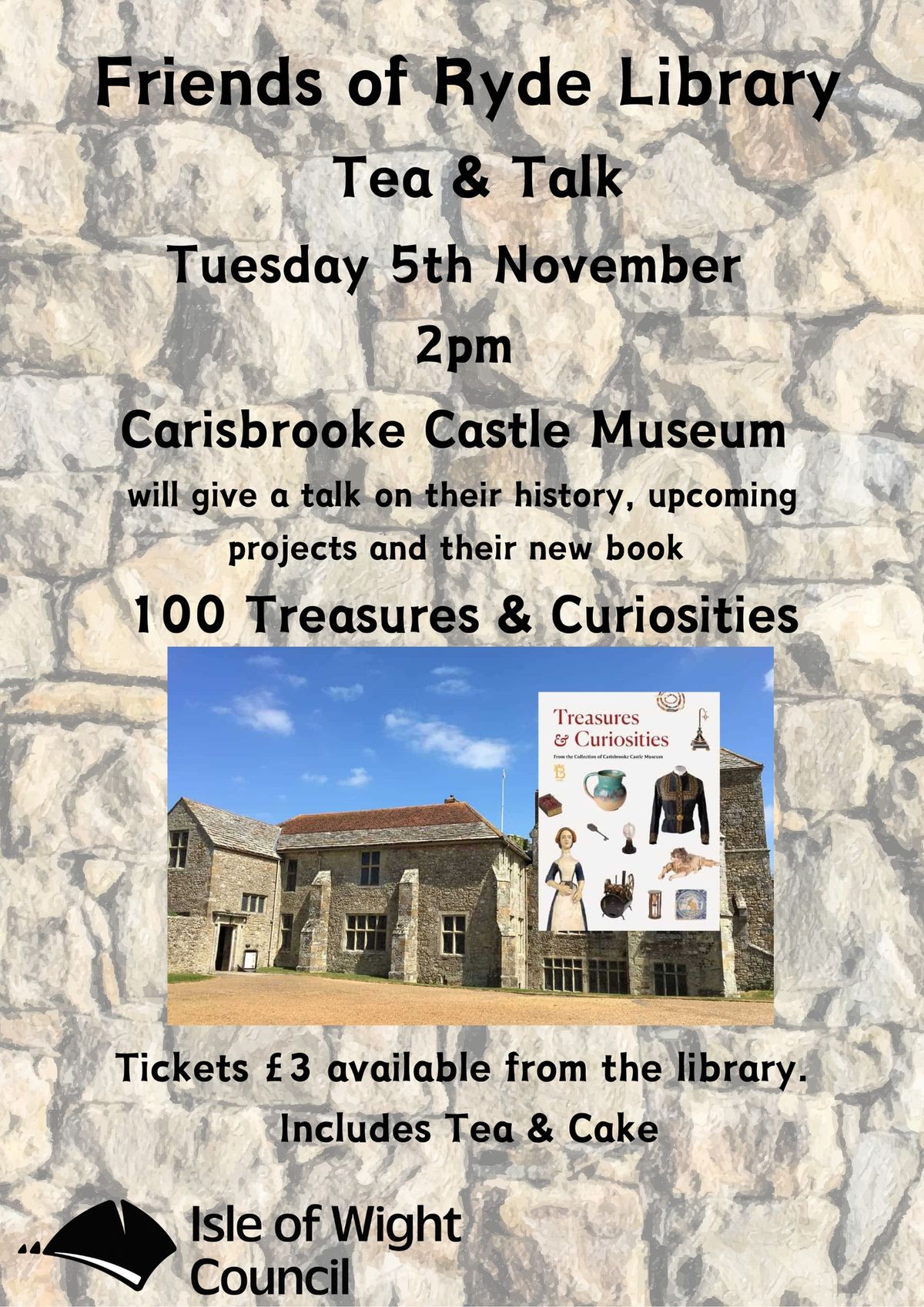 Tea and talk with Carisbrooke Castle museum