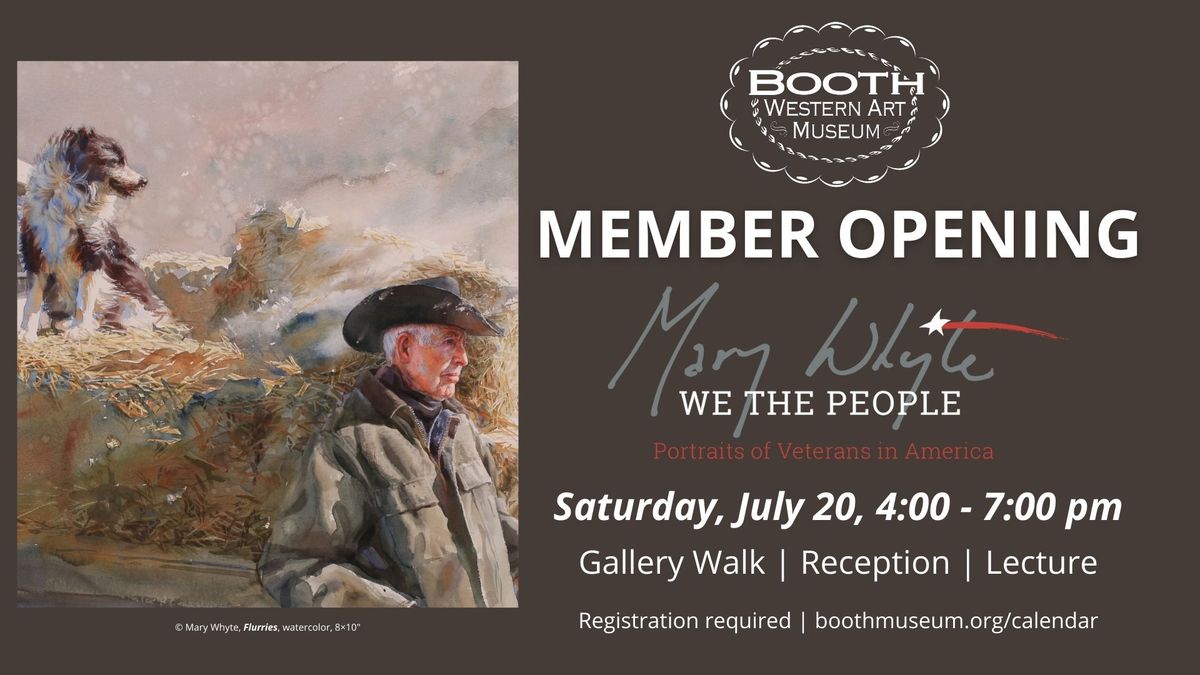 WE THE PEOPLE: Portraits of Veterans in America Member Opening