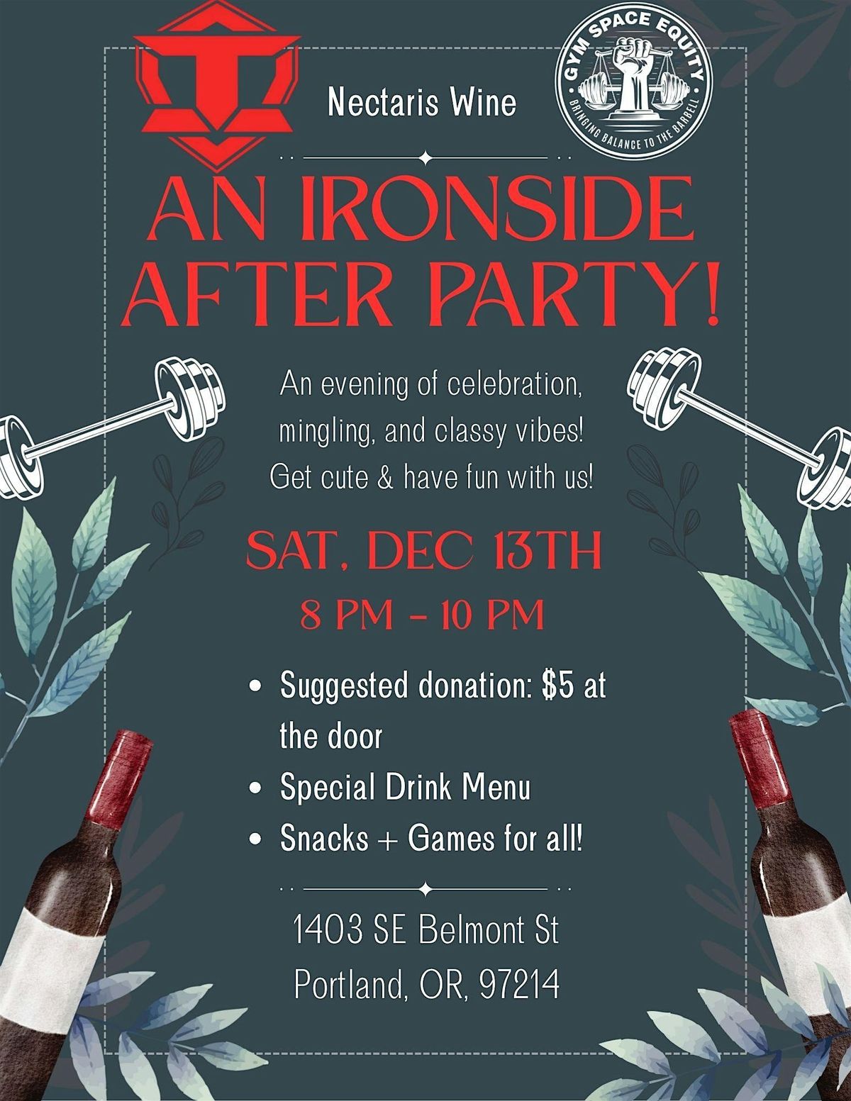 Nectaris Wine Holiday Party Fundraiser!