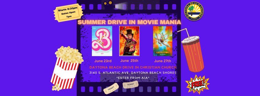 Summer Drive In Movie Mania