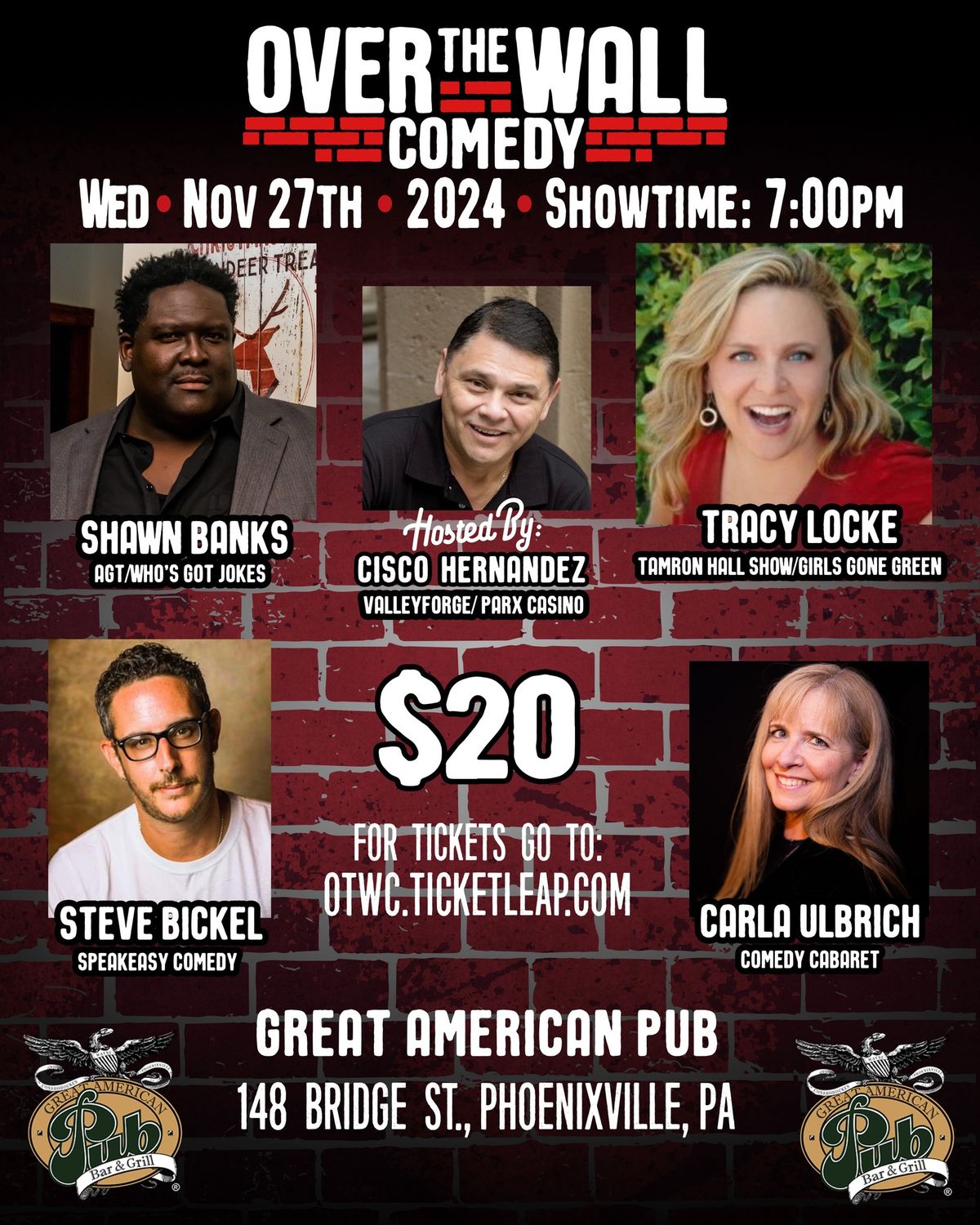 Thanksgiving Eve Comedy at the GAP