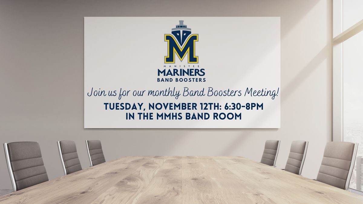 Mariner Bands Boosters Meeting