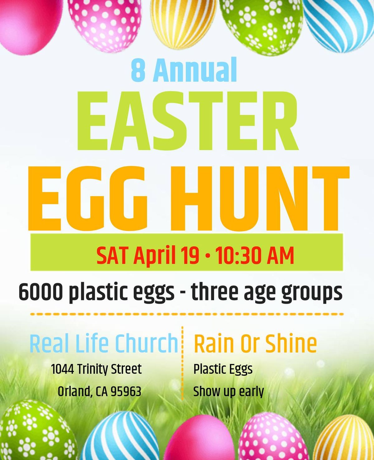 8th Annual (The Hunt Is On (Easter Egg Hunt))