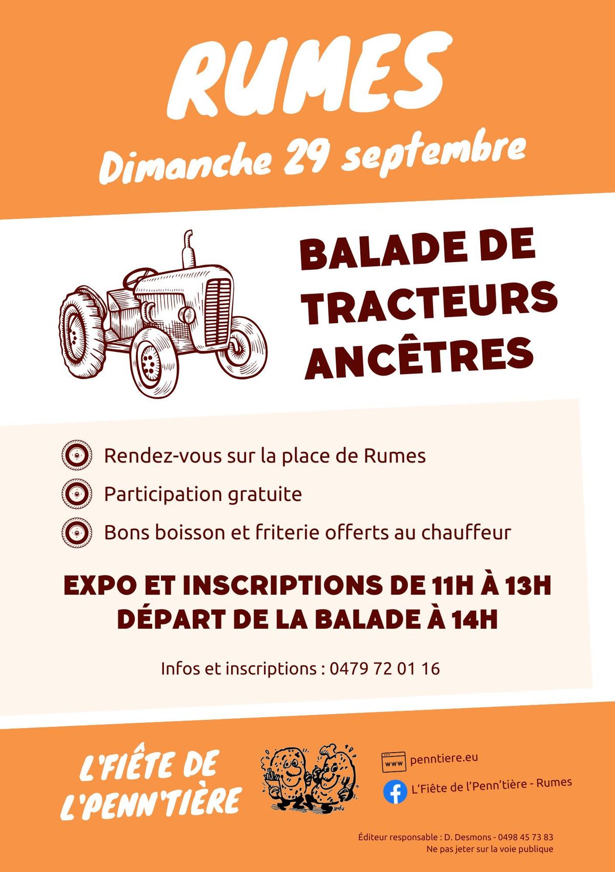 Balade de tracteurs anc\u00eatres 