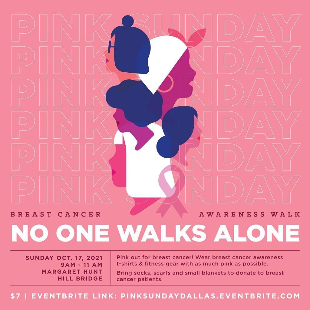 PINK SUNDAY:  No-one Walks alone, a Breast Cancer Awareness Walk