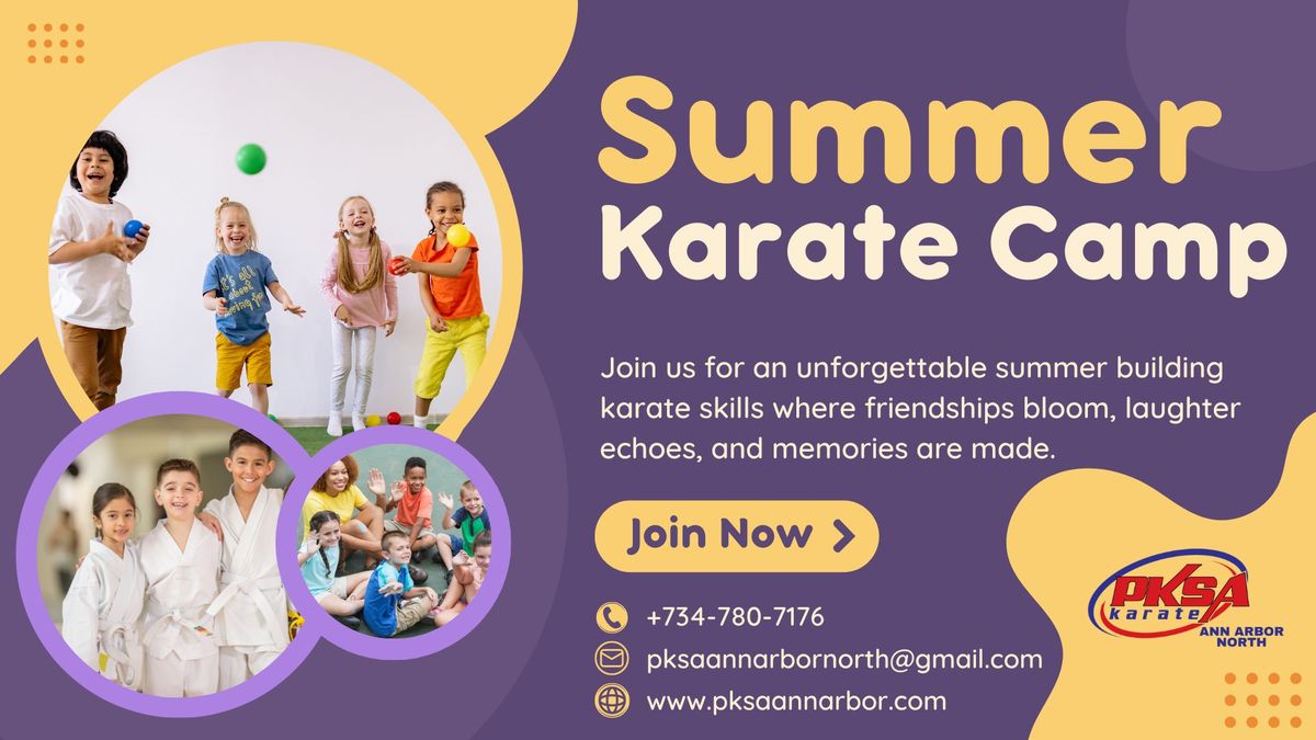 PKSA Karate A2 North Summer Karate Camps