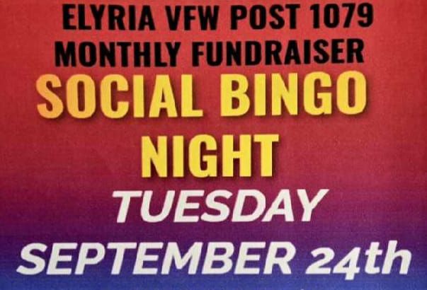 SOCIAL BINGO AT ELYRIA VFW POST 1079