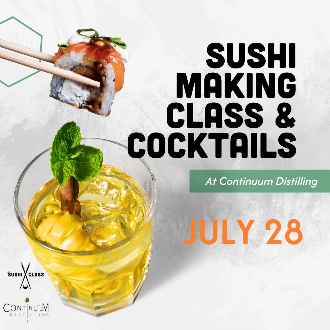 Sushi Making Class at Connecticut Distilling