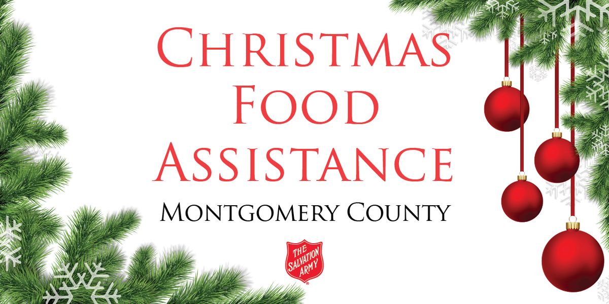 Christmas Food Assistance - Montgomery County in person