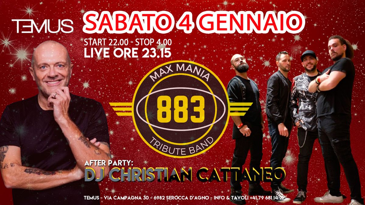 MAX MANIA tributo 883 - Dj Christian Cattaneo 360\u00b0 