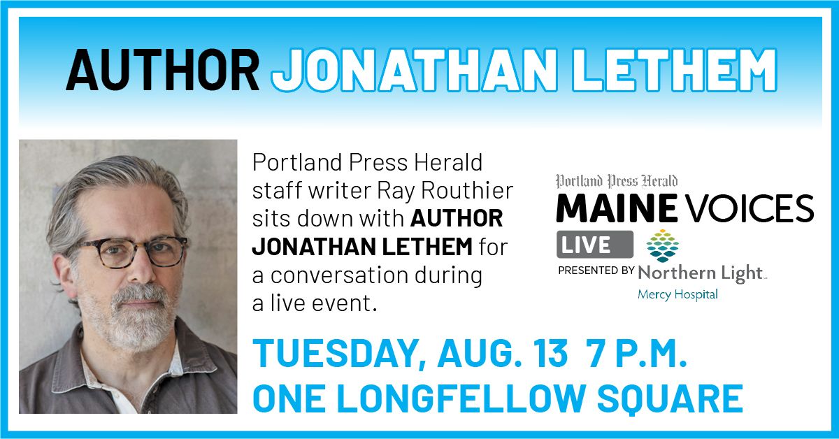 Maine Voices Live with author Jonathan Lethem