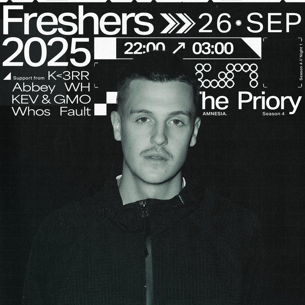AMNESIA PRESENTS BL3SS - Freshers 25'